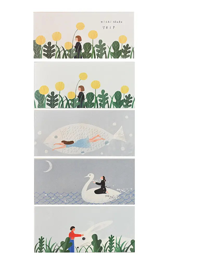 Cozyca Products - Bloc de Notas Alargadas - Trip