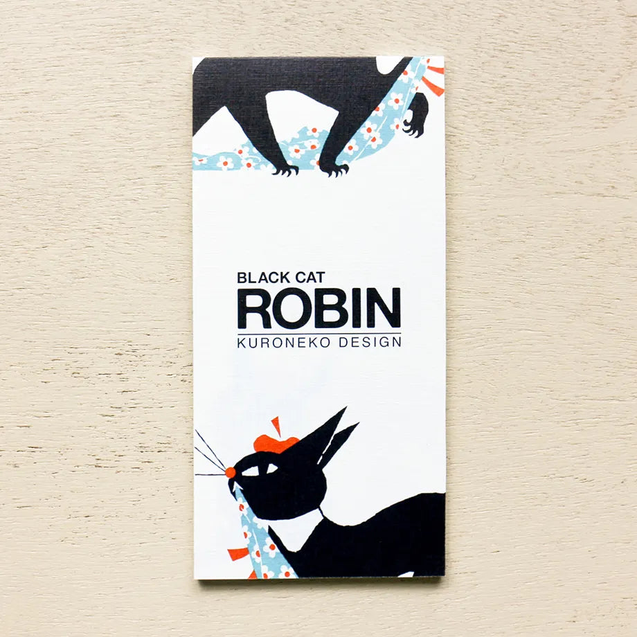 Cozyca Products - Bloc de Notas Alargadas - Black Cat Design B