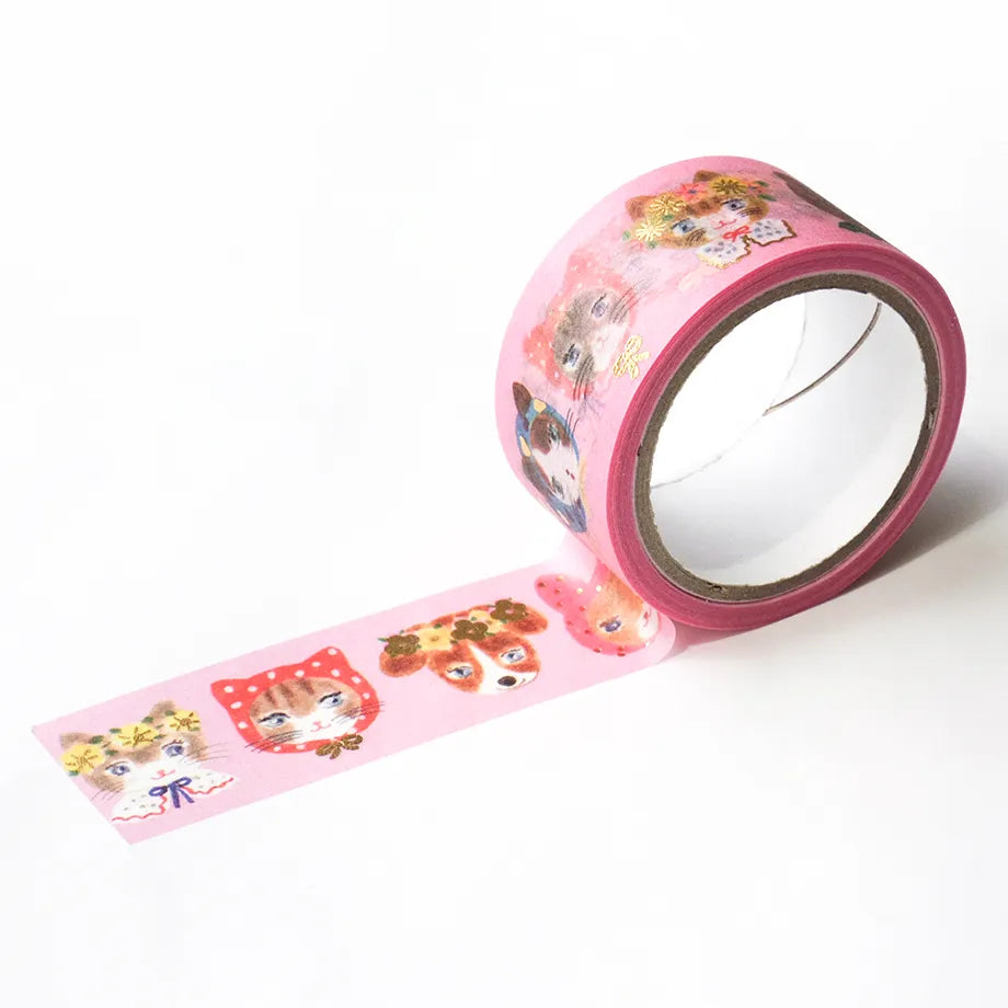 Cozyca Products - Washi Tape con Foil Dorado - Niko Niko