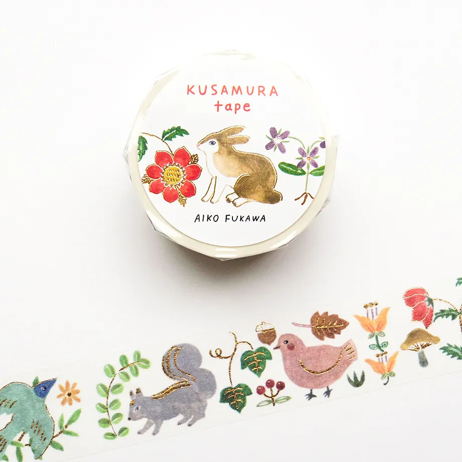 Cozyca Products - Washi Tape con Foil Dorado - Kusamura