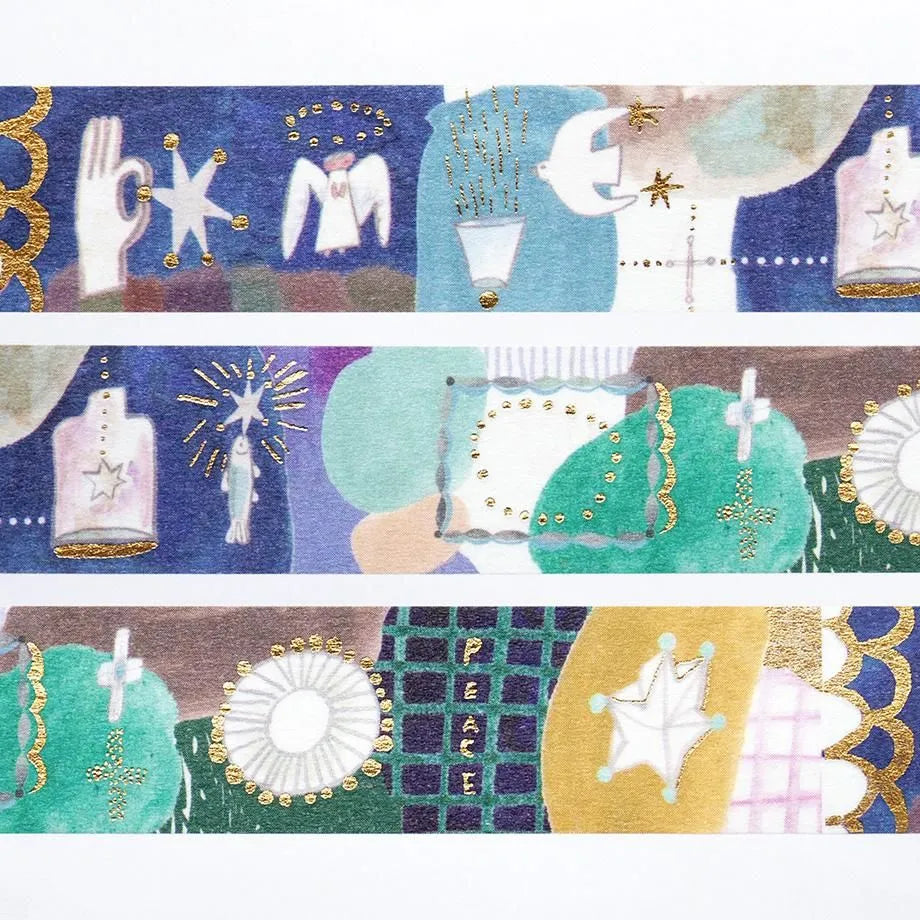 Cozyca Products - Washi Tape con Foil Dorado - INORI to HIKARI