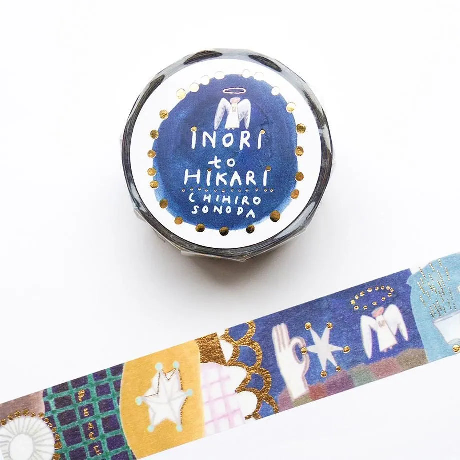 Cozyca Products - Washi Tape con Foil Dorado - INORI to HIKARI