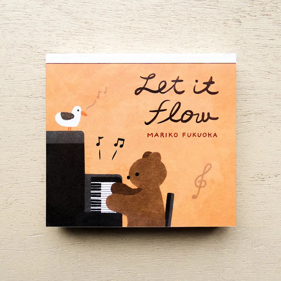 Cozyca Products - Bloc de Notas Cuadradas - Let it Flow
