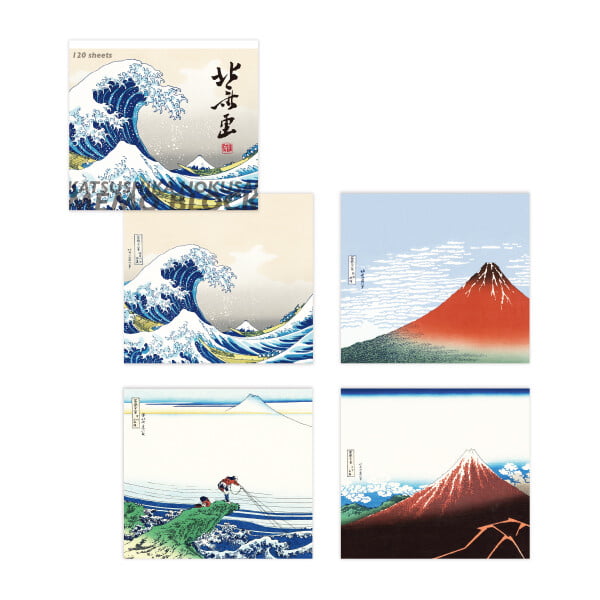Cozyca Products - Bloc de Notas Cuadradas - Hokusai