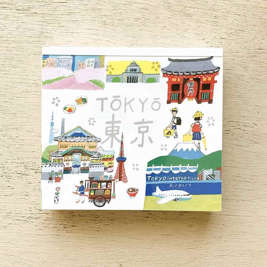 Cozyca Products - Bloc de Notas Cuadradas - Tokyo