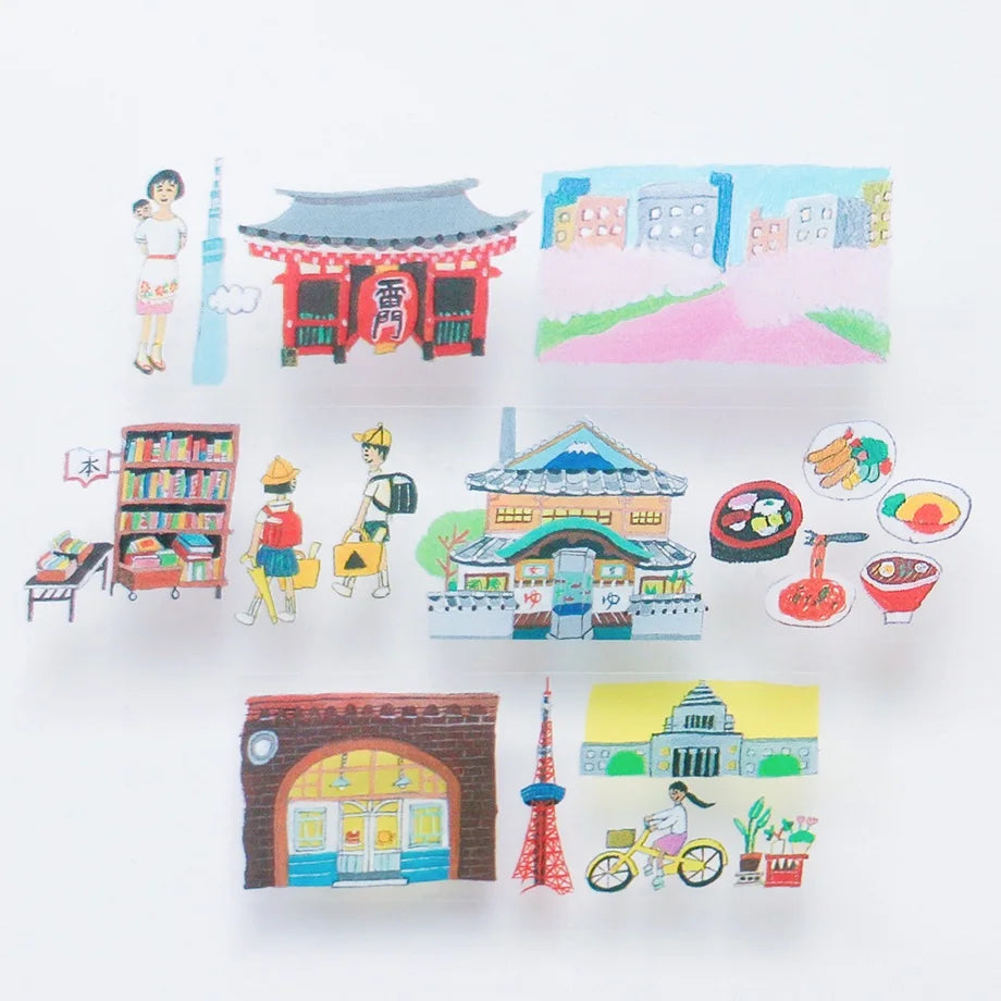 Cozyca Products - Washi Tape Transparente - Tokyo
