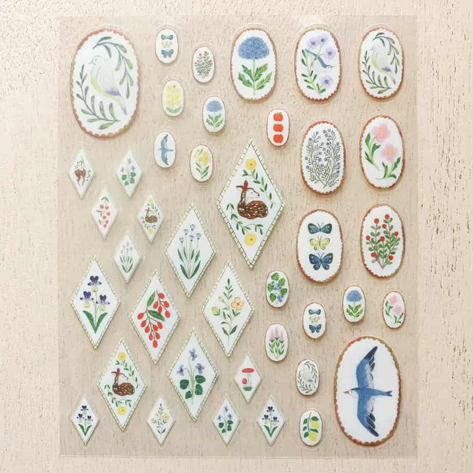 Cozyca Products - Pegatinas Midori Asano - Birds Song
