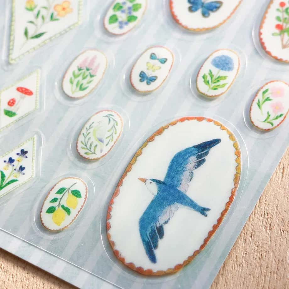 Cozyca Products - Pegatinas Midori Asano - Birds Song