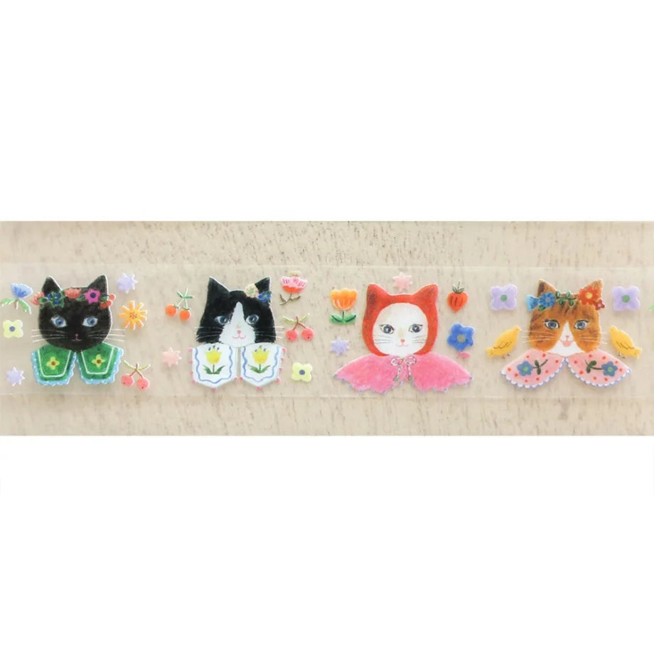 Cozyca Products - Washi Tape Transparente - Cat Cat