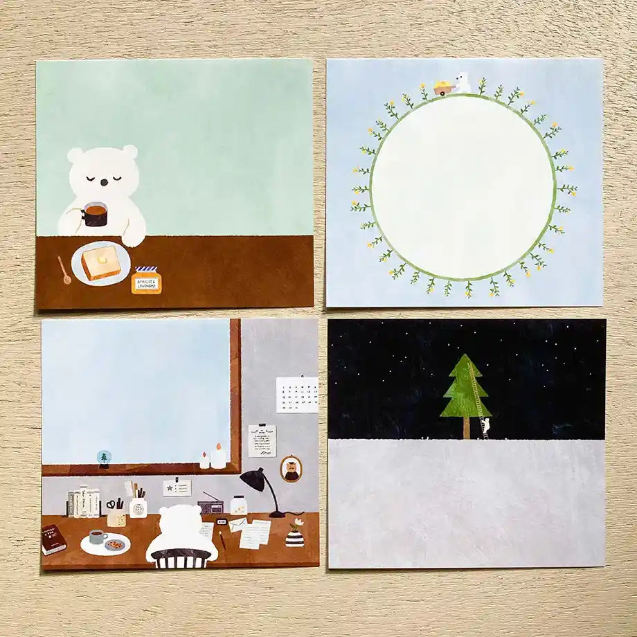Cozyca Products - Bloc de Notas Cuadradas - Hoshi Kuma