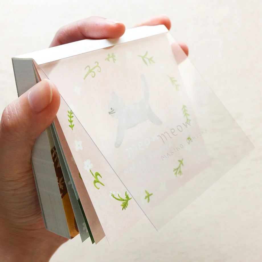 Cozyca Products - Bloc de Notas Cuadradas - Meow