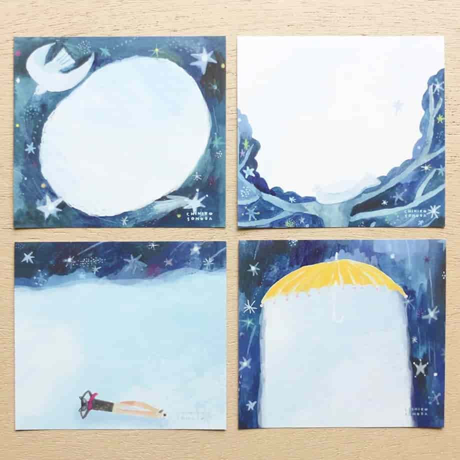 Cozyca Products - Bloc de Notas Cuadradas - The Day When the Stars Fall
