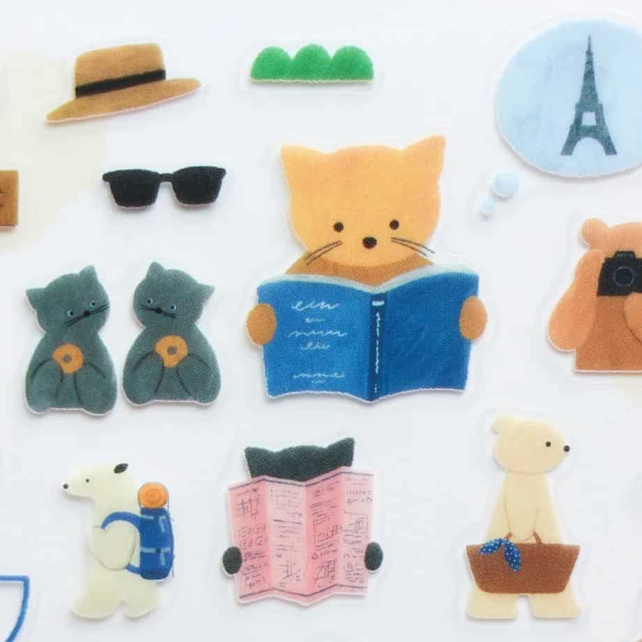 Cozyca Products - Pegatinas Mariko Fukuoka - Let's Go on a Trip