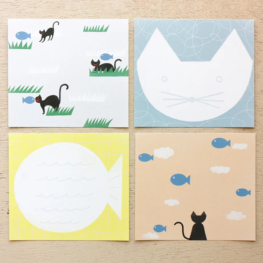 Cozyca Products - Bloc de Notas Cuadradas - Neko to Sakana