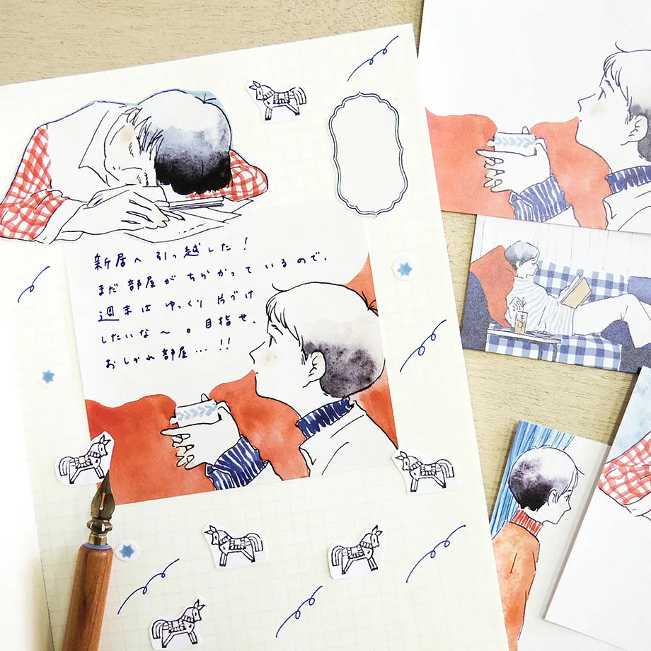 Cozyca Products - Bloc de Notas Cuadradas - Holiday early afternoon
