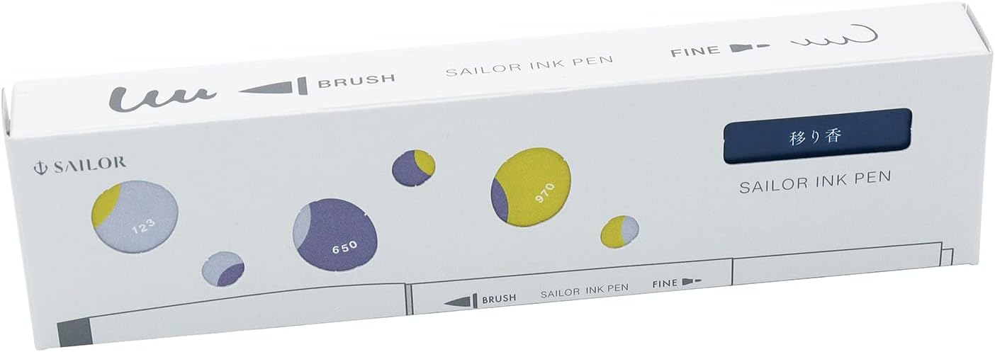 Sailor - Set 3 Marcadores Punta Pincel - Lingering scent - Studio Ink