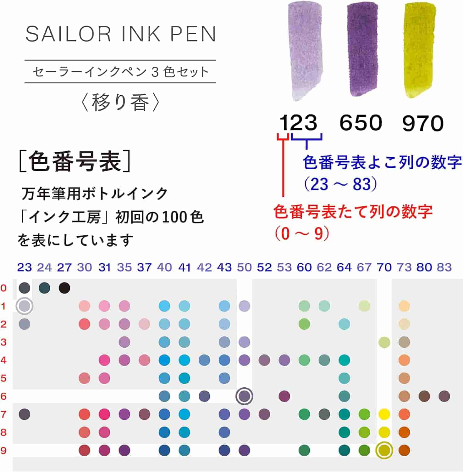 Sailor - Set 3 Marcadores Punta Pincel - Lingering scent - Studio Ink