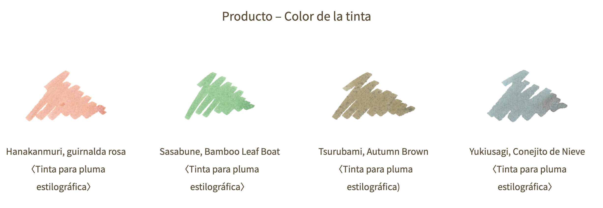 Sailor - Pack 3 cartuchos tinta - Sasabune - Shikiori Ink