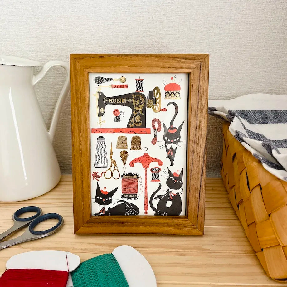 Cozyca Products - Postal - Sewing - Black Cat Design