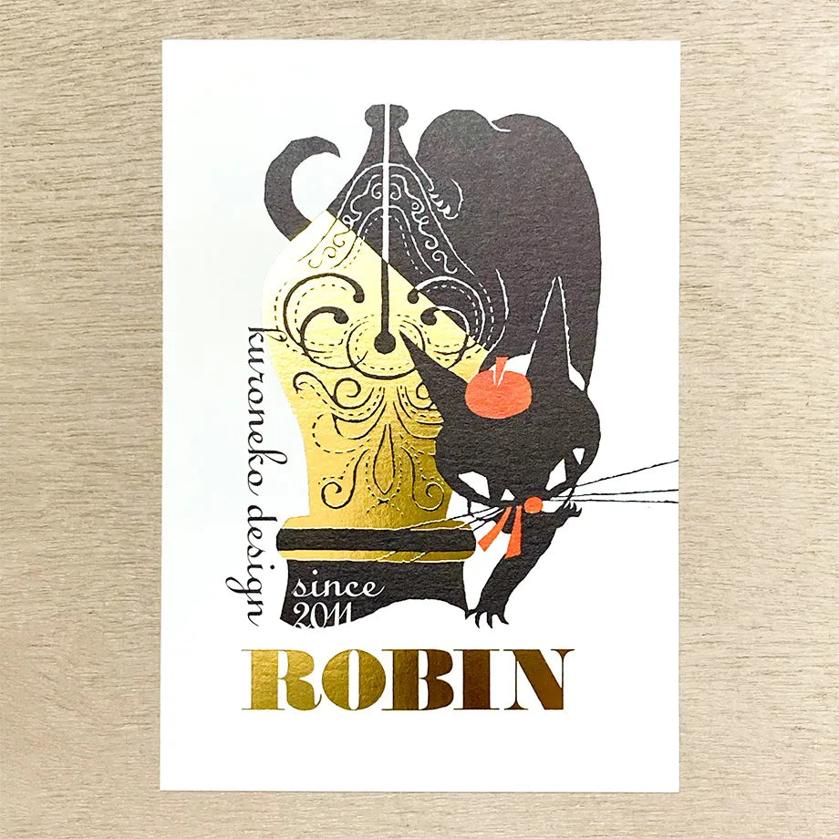 Cozyca Products - Postal - Pen - Black Cat Design