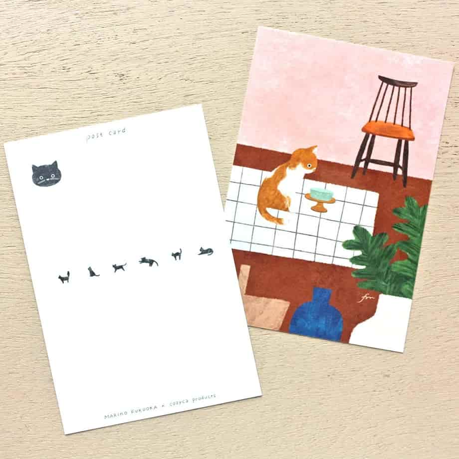 Cozyca Products - Bloc de 10 Postales - Meow