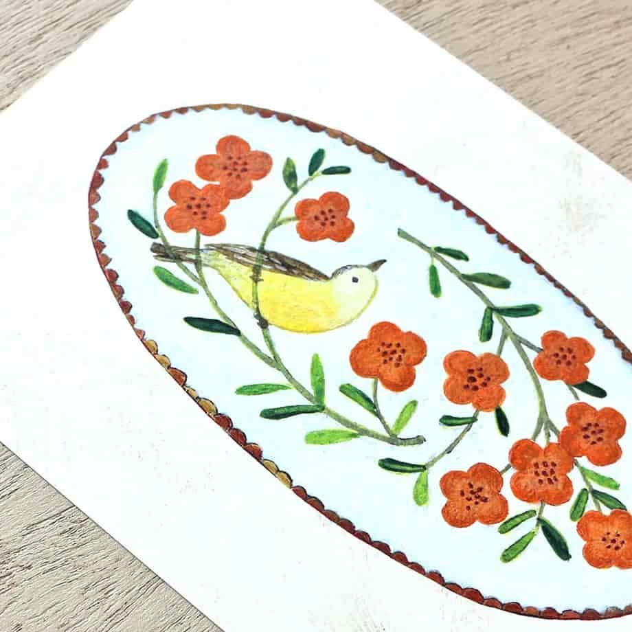 Cozyca Products - Bloc de 10 Postales - Birds