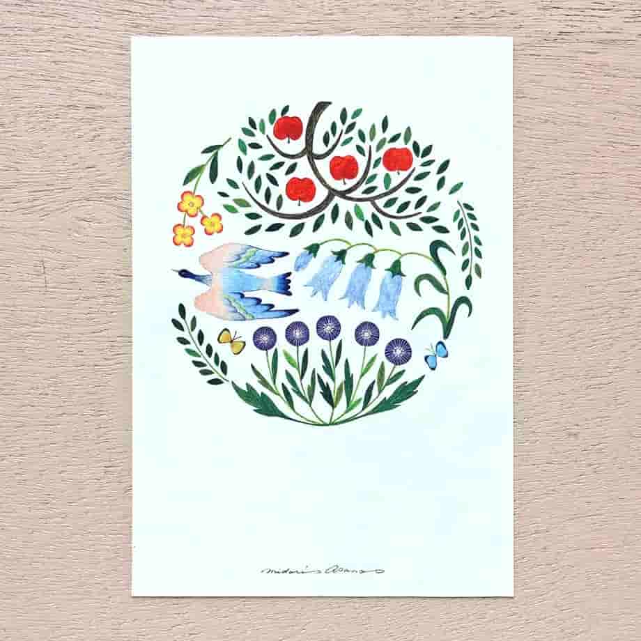 Cozyca Products - Bloc de 10 Postales - Birds