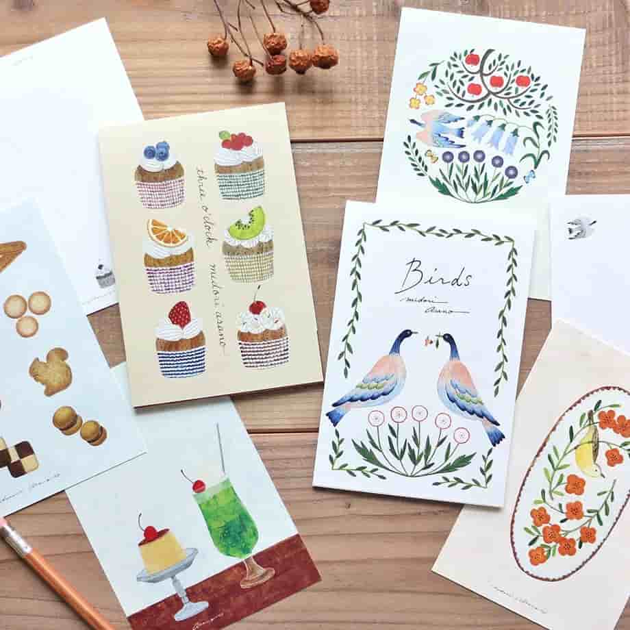 Cozyca Products - Bloc de 10 Postales - Birds