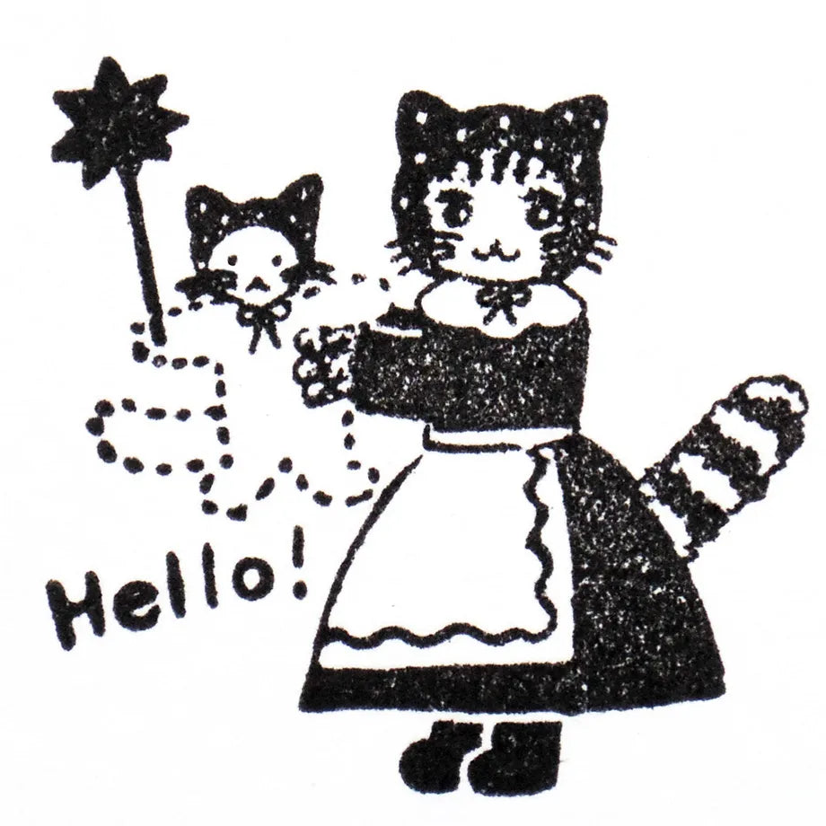 Cozyca Products - Sello de Madera de Aiko Fukawa - Hello