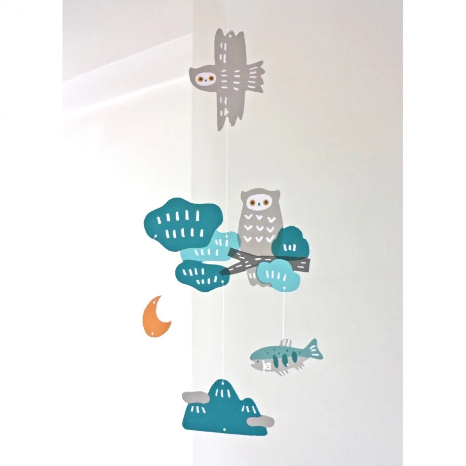 Cozyca Products - Tarjeta-Móvil Masao Takahata - Owl Forest