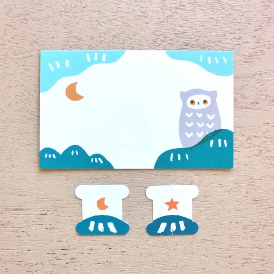 Cozyca Products - Tarjeta-Móvil Masao Takahata - Owl Forest