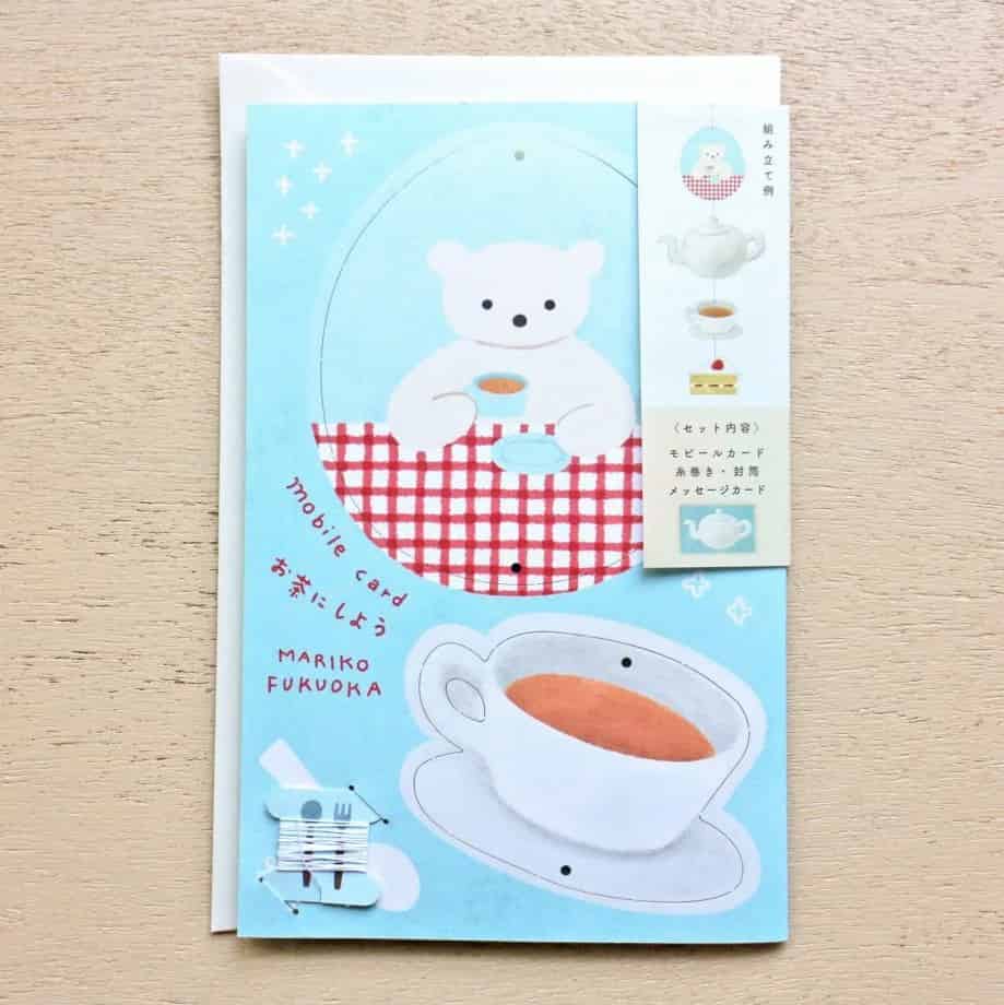 Cozyca Products - Tarjeta-Móvil Mariko Fukuoka - Let's Make Tea