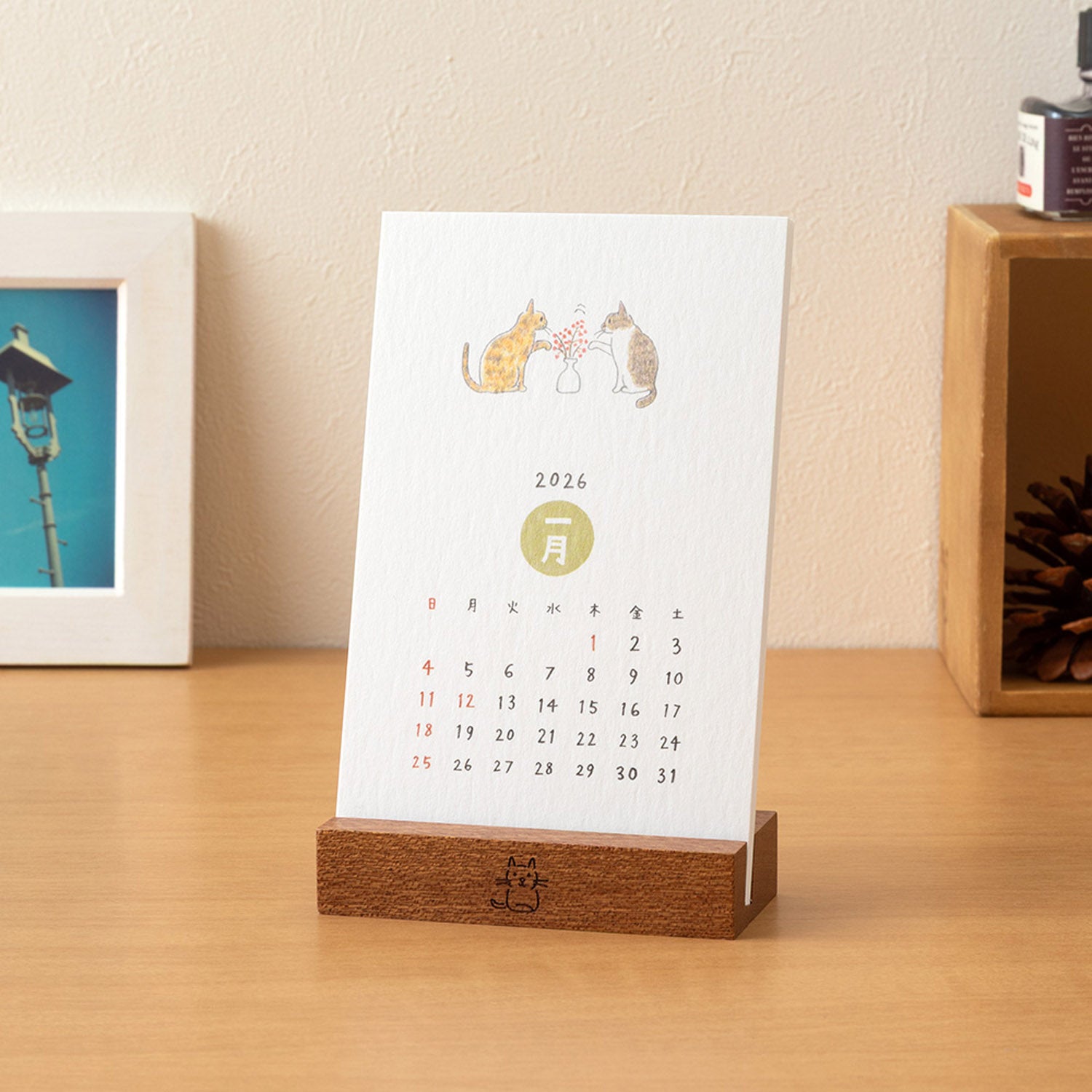 Midori - Calendario 2026 - Cat - Stand Calendar