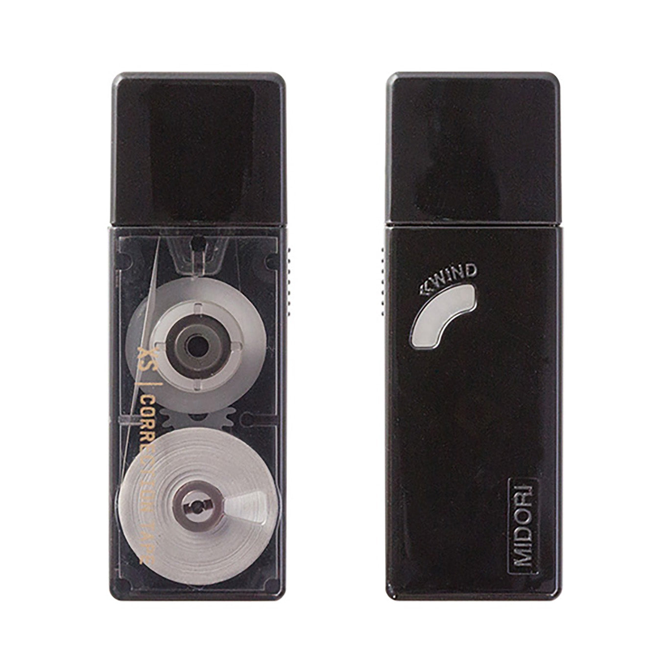 Midori - Corrector de cinta XS - Negro