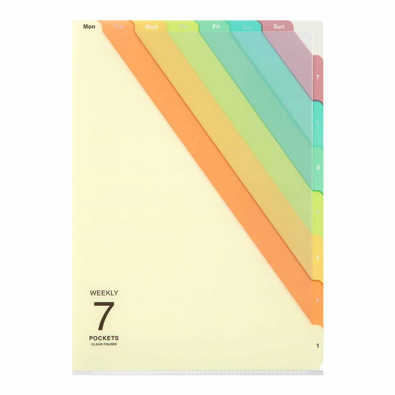 Midori - Archivador 7 bolsillos A4 - Stripes Beige