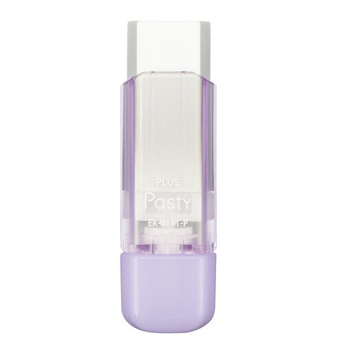 PLUS - Goma de borrar con cajita - Lila - PASTY