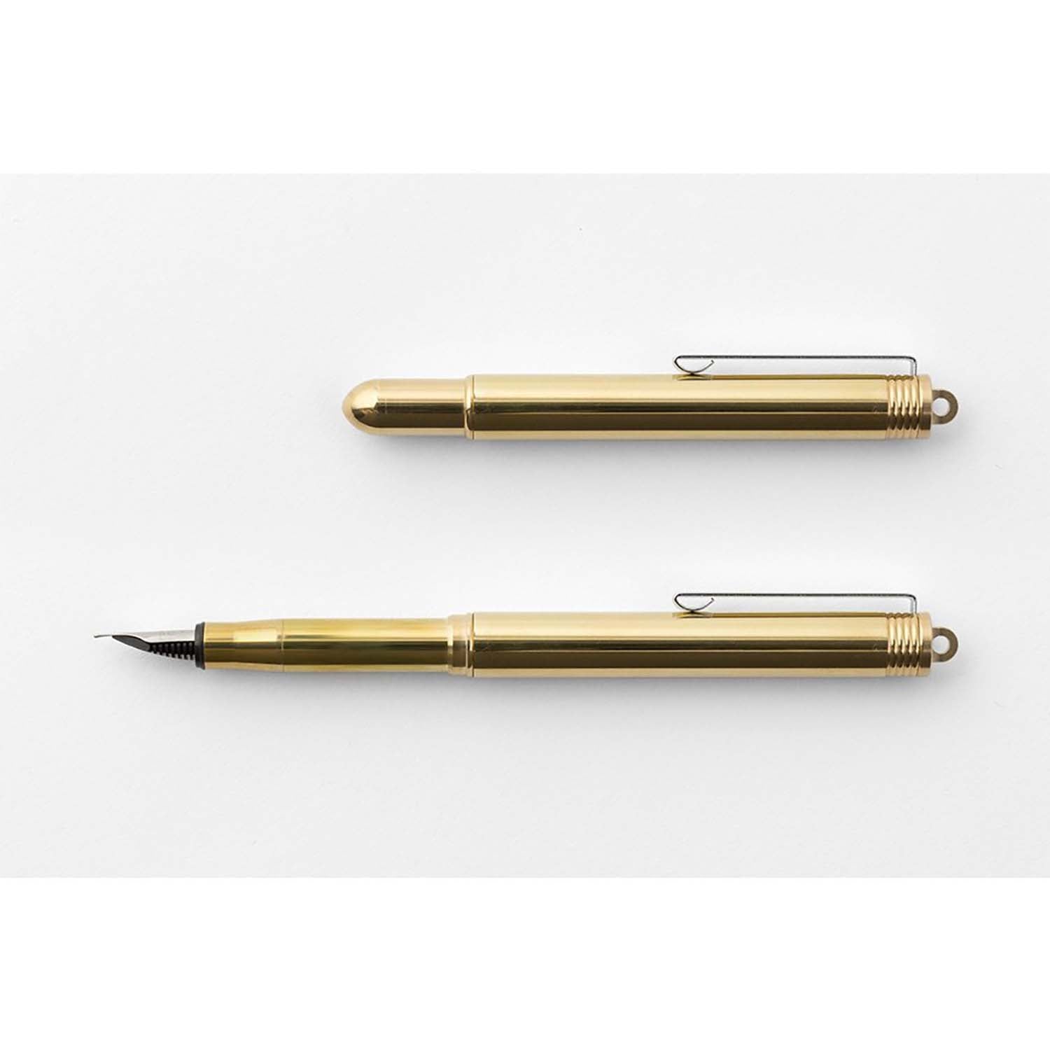 Traveler's Company - Caja de 6 recambios Tinta Negra - CARTRIDGE BRASS FOUNTAIN PEN