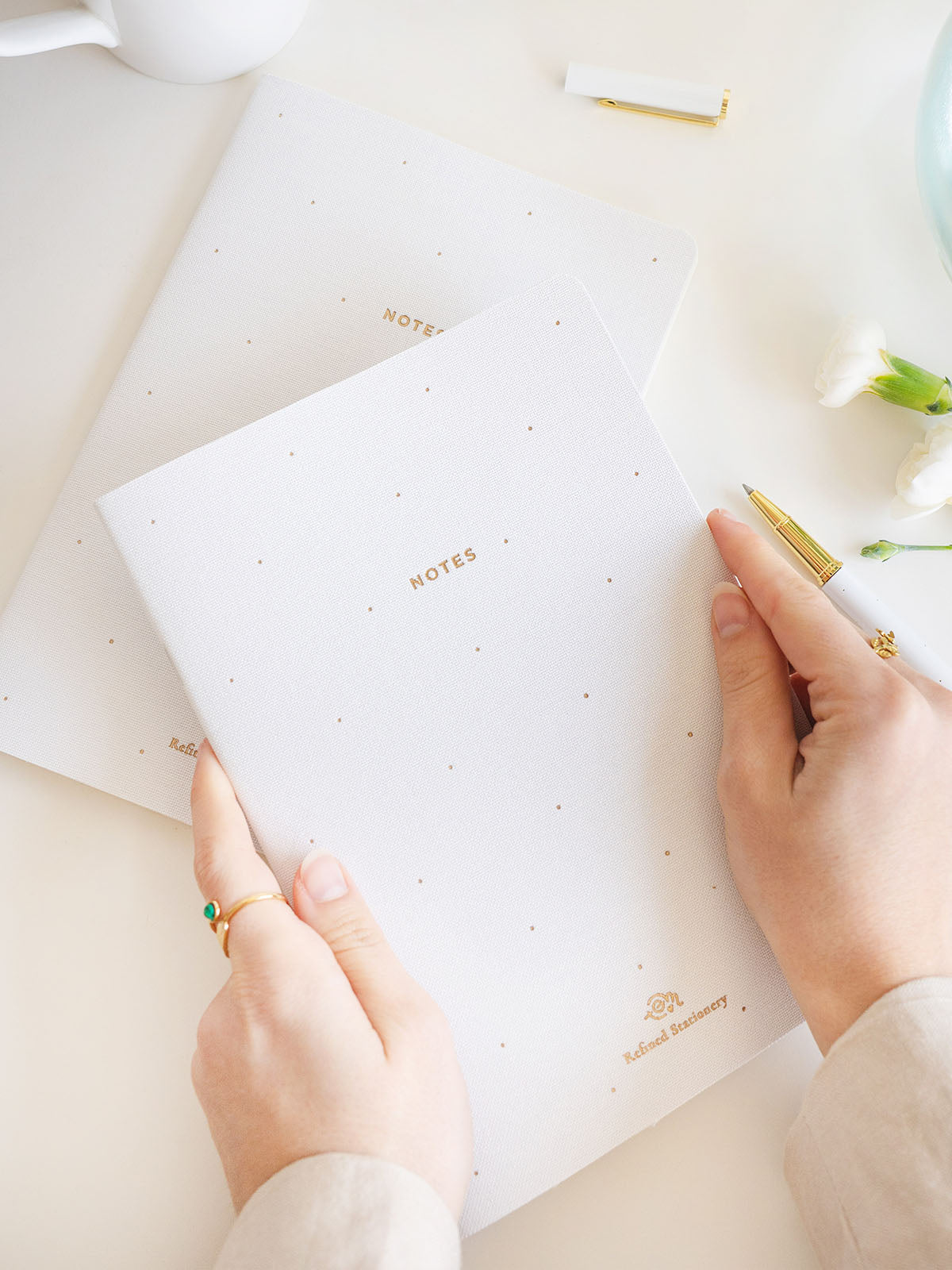 The Great Moustache - Pack de 2 Libretas Enteladas A5 - White Lotus Edition