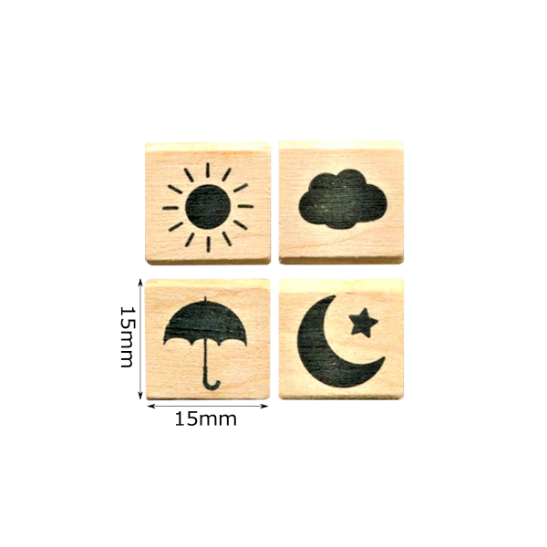 Kodomo No Kao - Set 4 Minisellos - Weather2