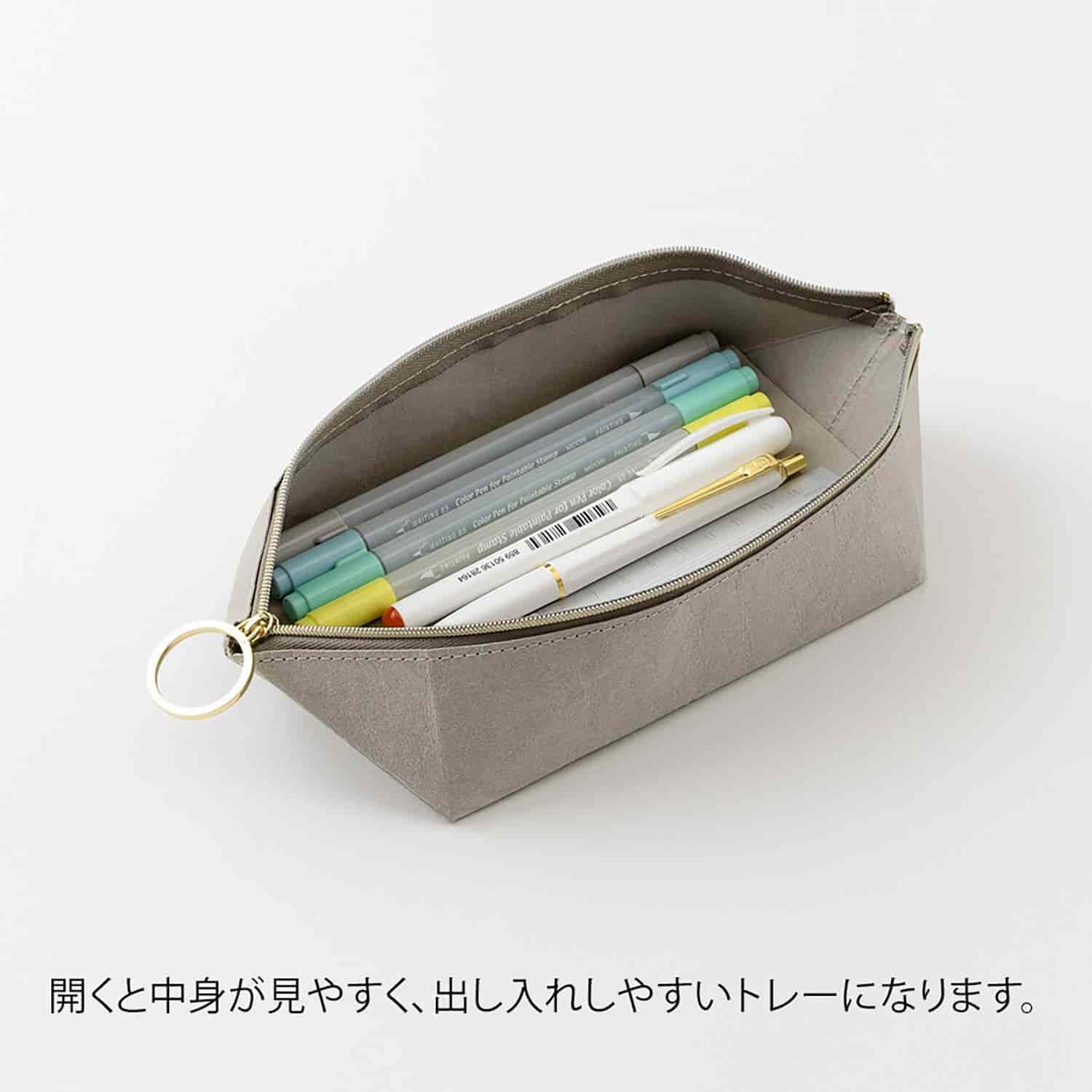 Midori - Estuche - Gray - Pen Tray Pouch