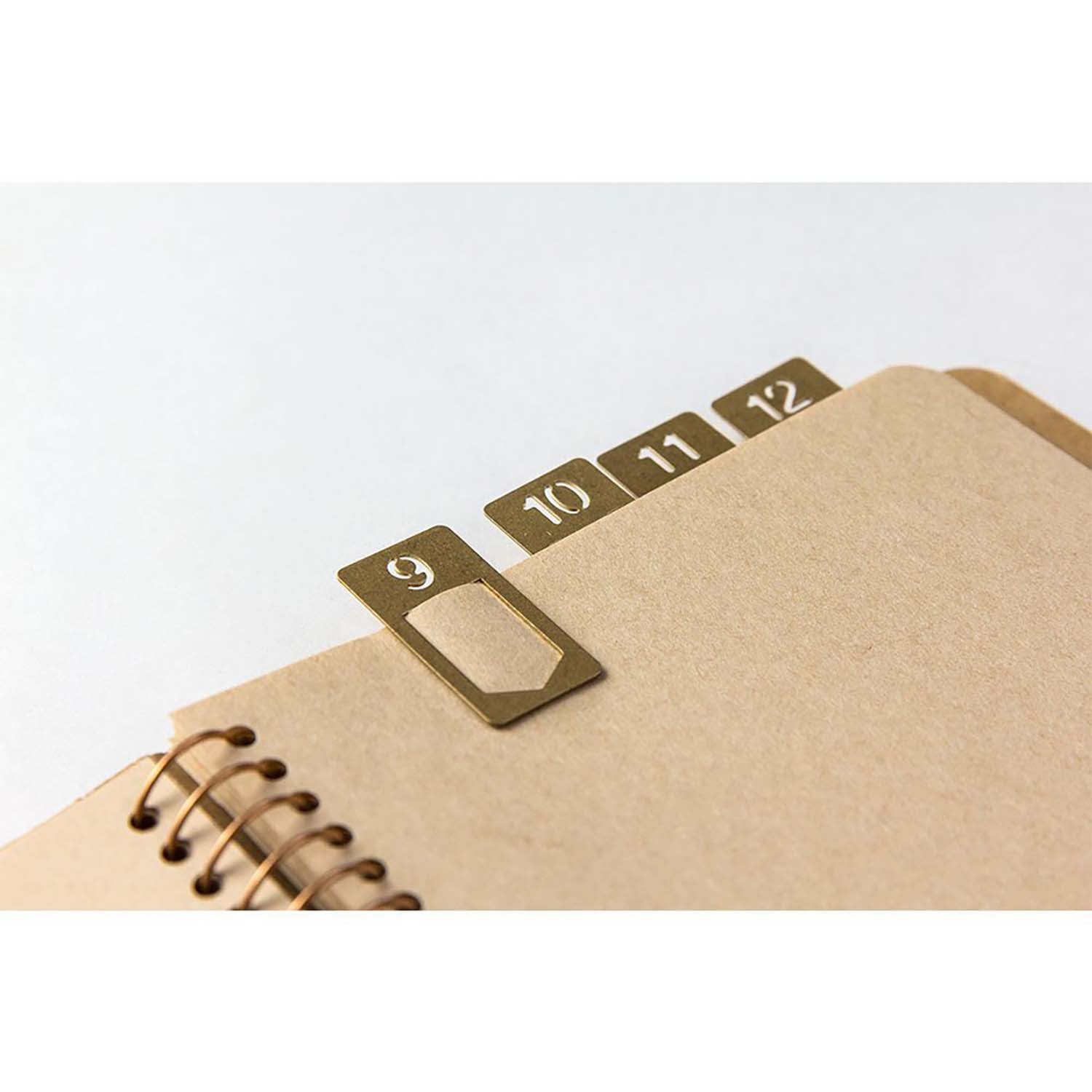 Traveler's Company - Set 12 Clips Latón - BRASS CLIPS