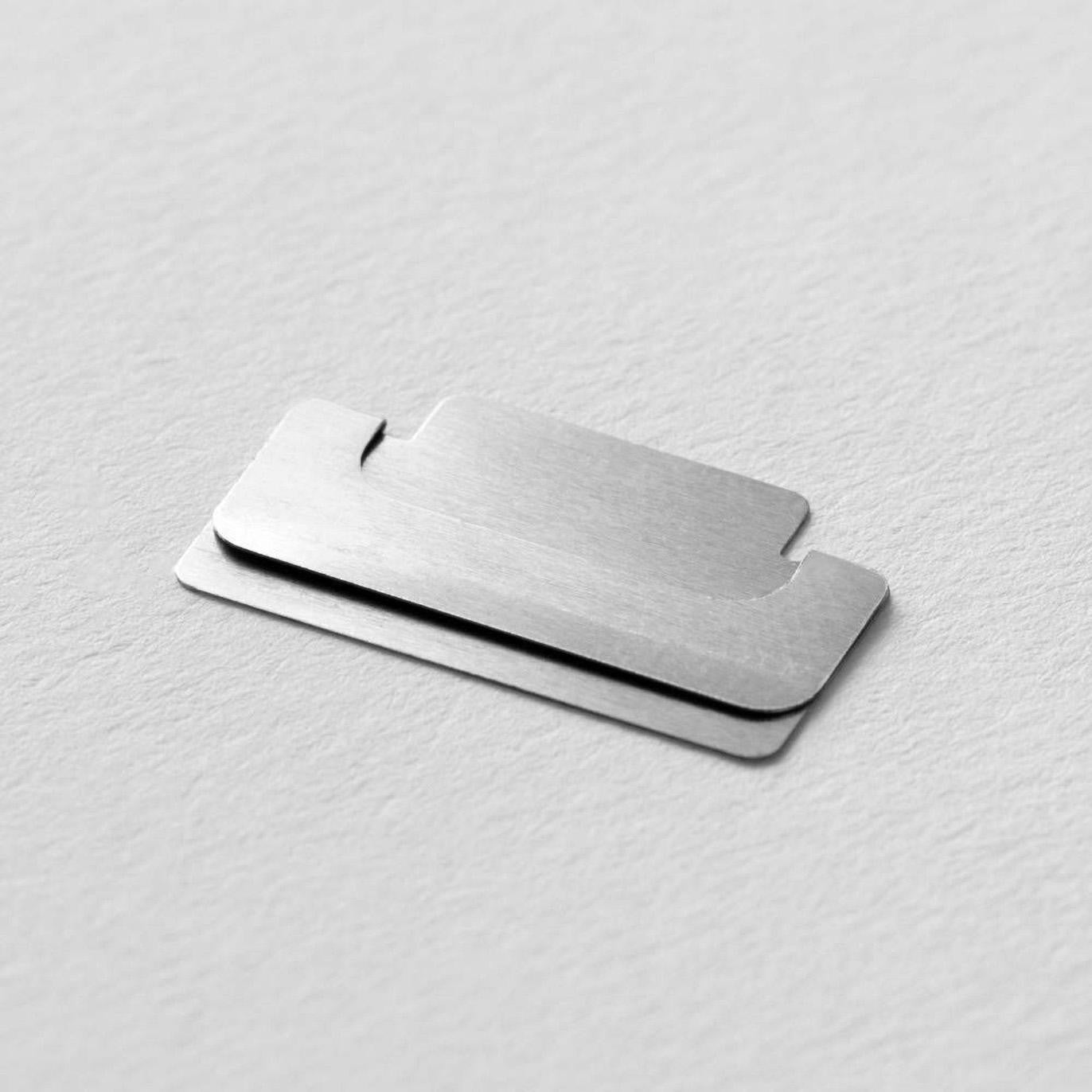 Midori - Set 8 marcapáginas metálicos - Chiratto Silver M