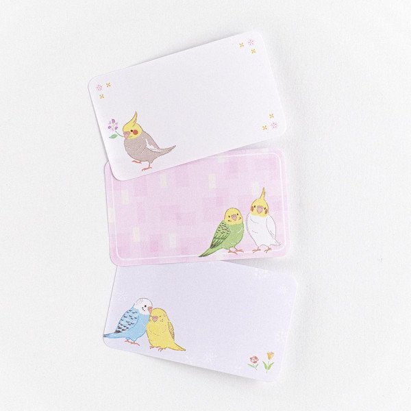 NB Co - Bloc de notas adhesivas - Ninfas y Periquitos