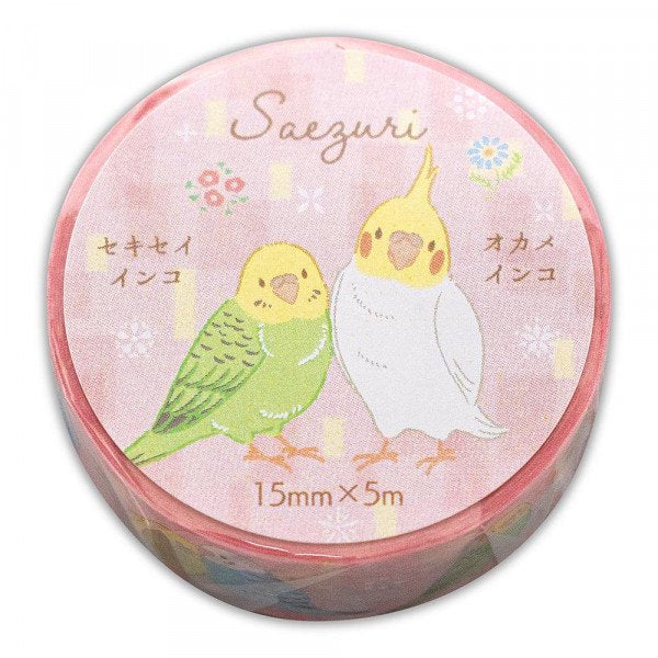 NB Co - Washi Tape Periquitos y Ninfas - Saezuri