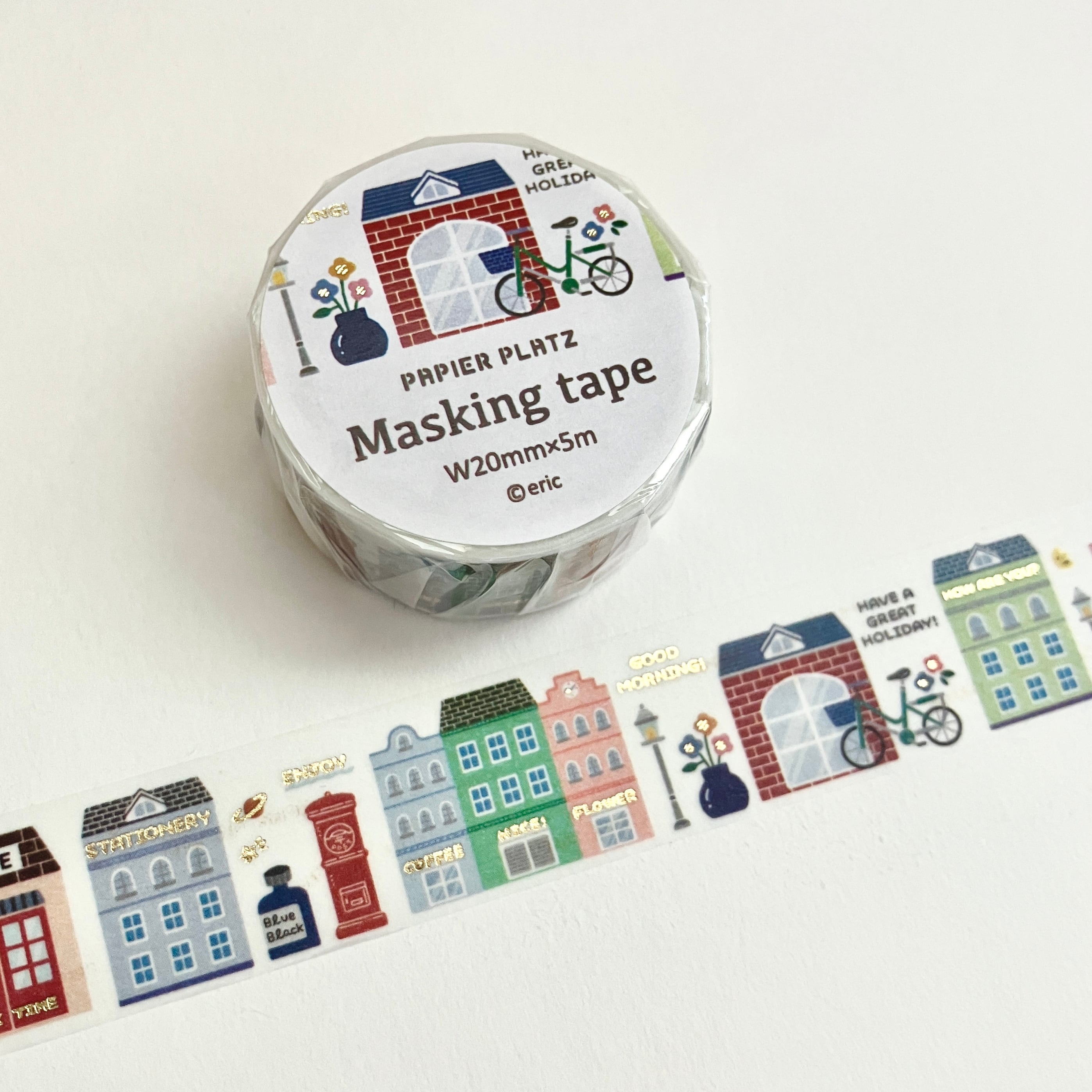 Papier Platz x Eric - Foil Washi Tape - Favorite Place