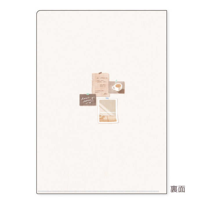 Mind Wave - Funda transparente A4 Marfil - Loving Room