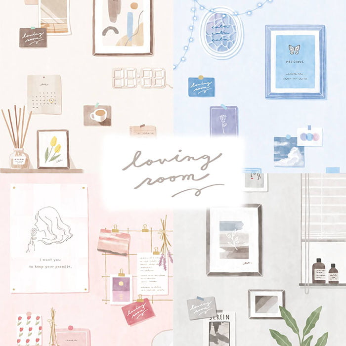Mind Wave - Funda transparente A4 Negro - Loving Room