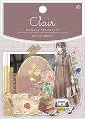 Z&K - Pegatinas 40 ud - Antique - Clair