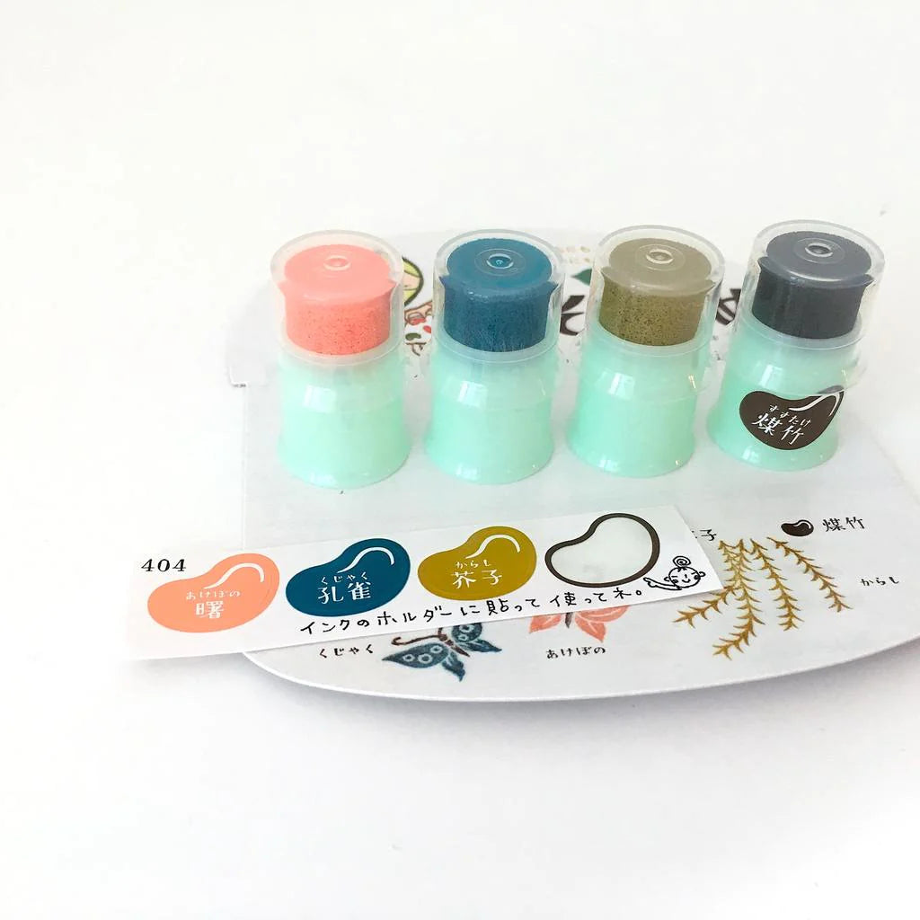 Tsukineko - Tinta Soramame Pack 4 tintas - Butterfly