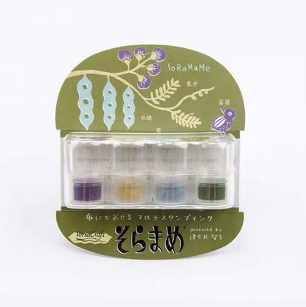 Tsukineko - Tinta Soramame Pack 4 tintas - Kiriko